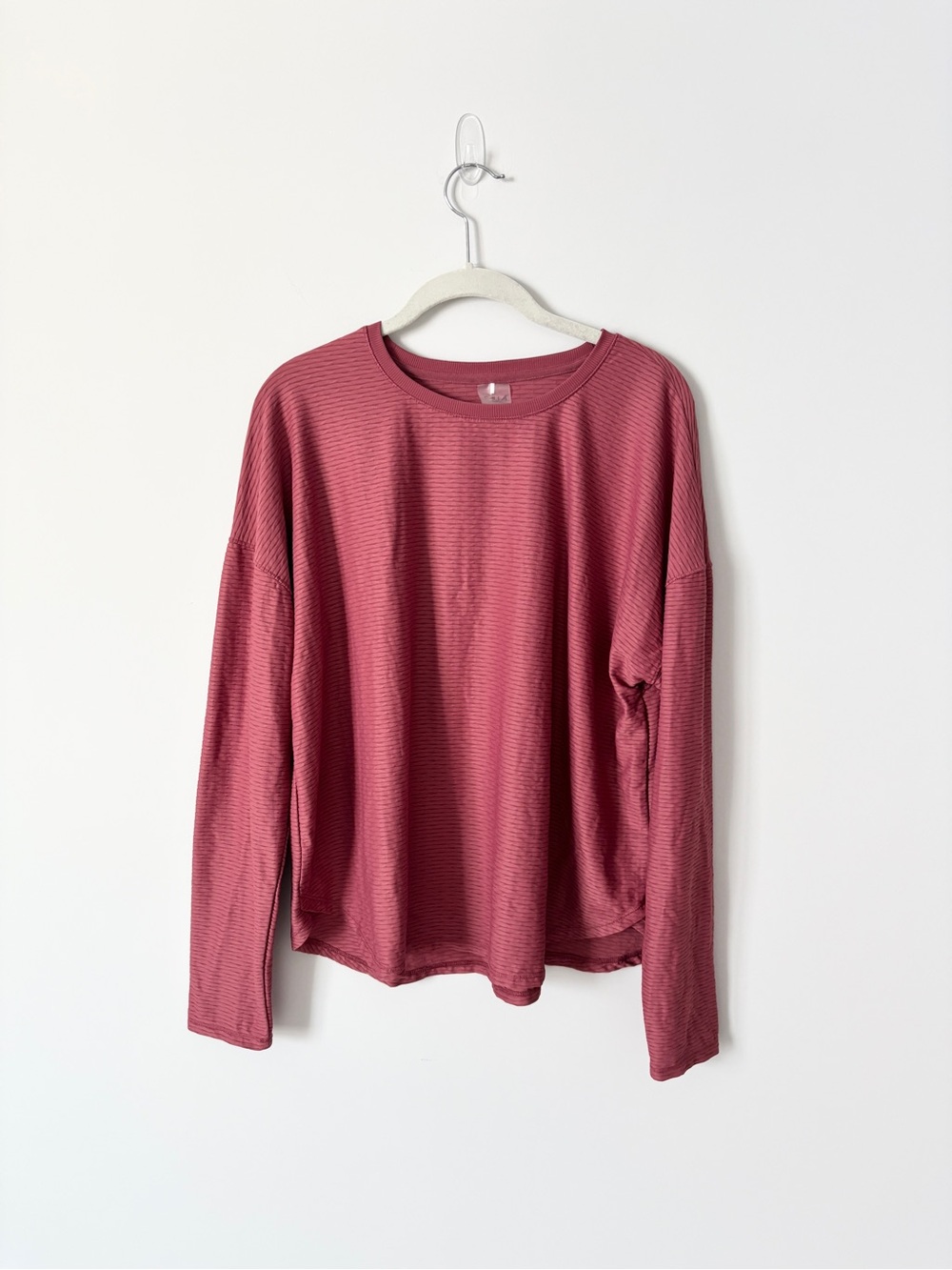 CALIA Women’s Renew Twisted Mesh Llng Sleeved Workout Tee